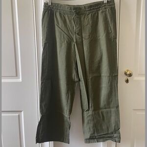 Sage Green Linen Pants